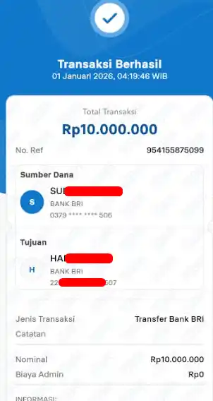 Bukti Transfer